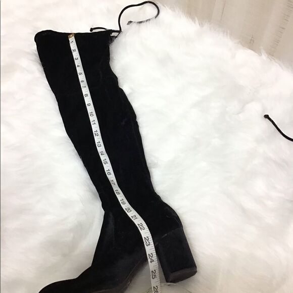Charles By Charles David Velour Over The Knee Boot - Picture 8 of 8